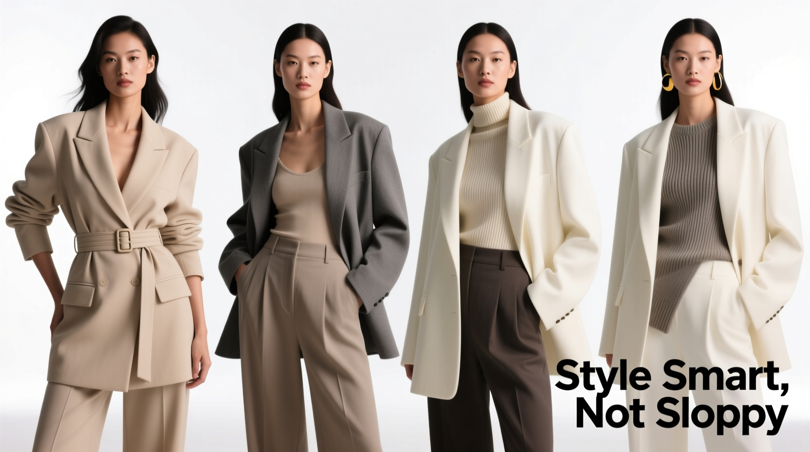 how to style oversized blazers for different body types without looking frumpy