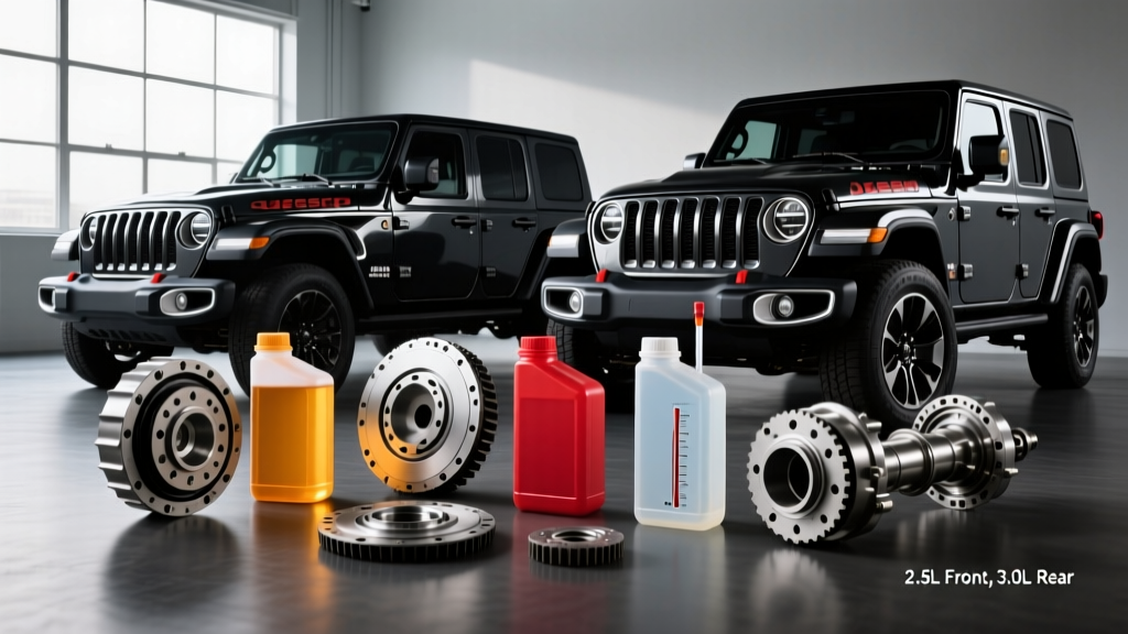 Jeep Wrangler Differential Fluid Guide: Types & Specs for 2026