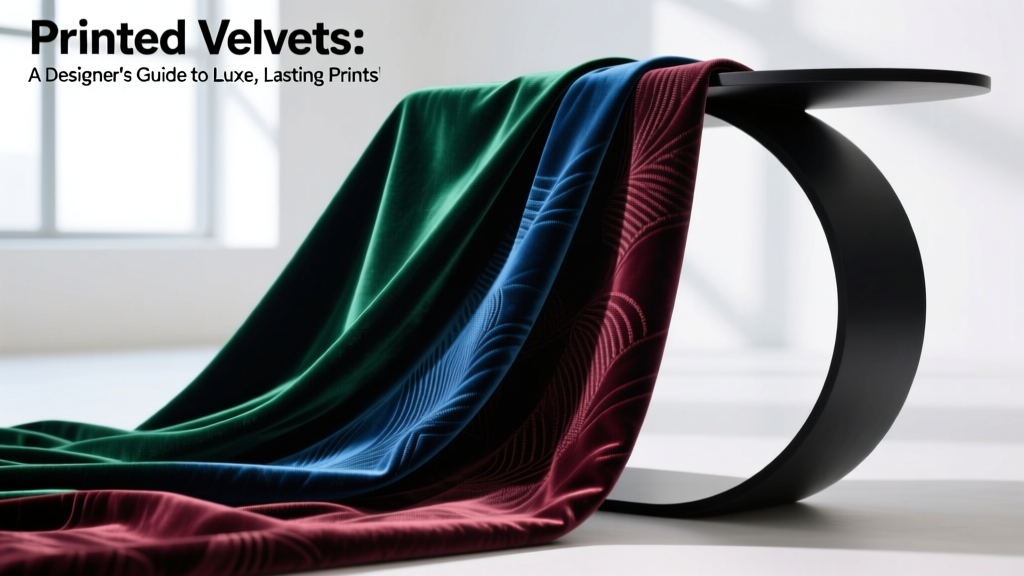 Printed Velvets: A Designer’s Guide to Luxe, Lasting Prints
