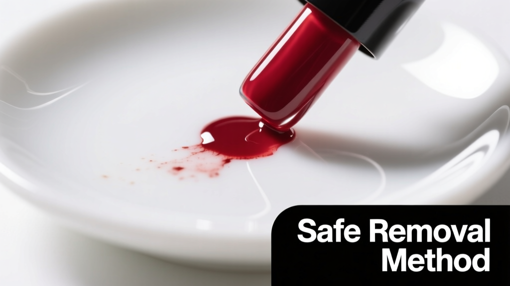 How to Remove Nail Polish from Porcelain Safely