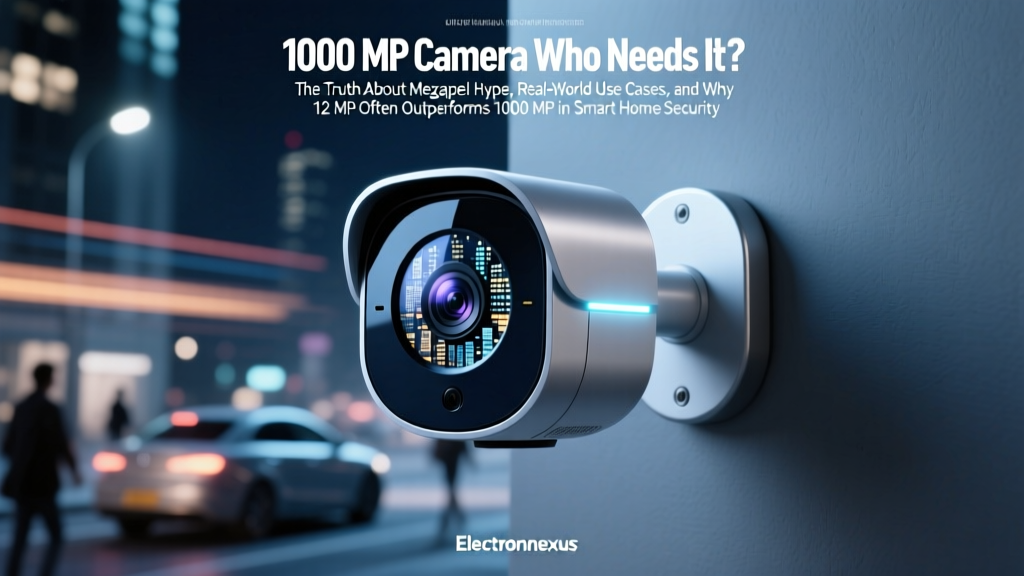 1000 MP Camera Who Needs It? The Truth About Megapixel Hype, Real-World Use Cases, and Why 12 MP Often Outperforms 1000 MP in Smart Home Security