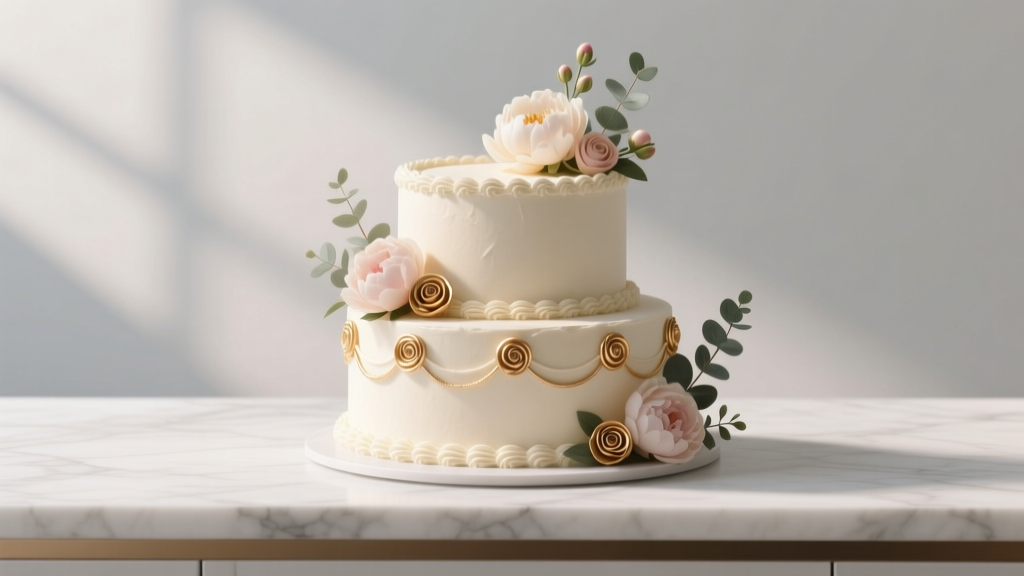 2-Tier Wedding Cake Cost (2026): $295–$1,850 Breakdown