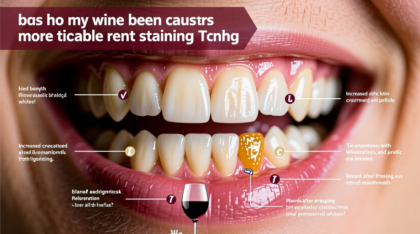 why does my wine stain teeth more than usual lately