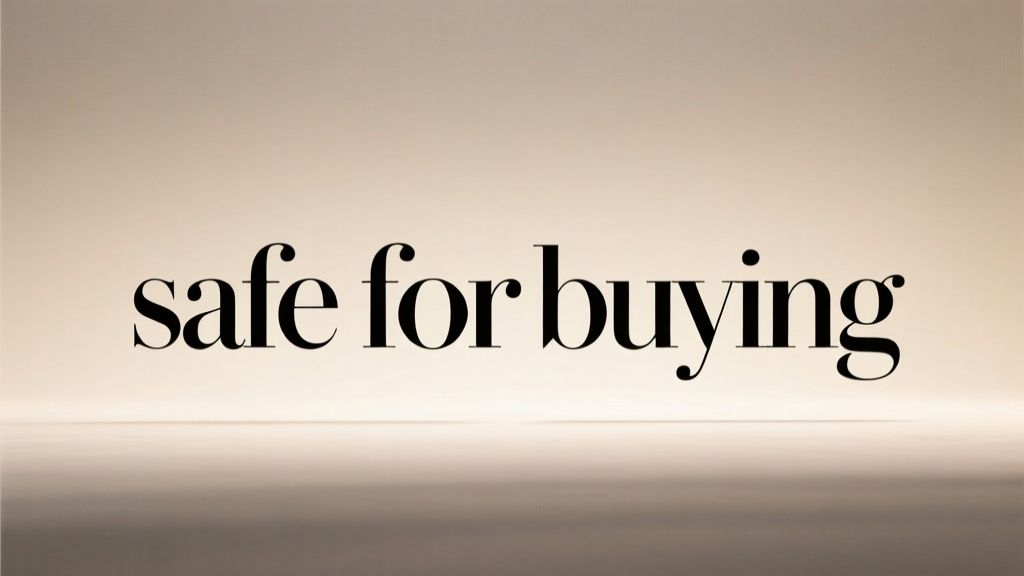 Safe for Buying: A Practical, Evidence-Based Framework for Consumer Confidence