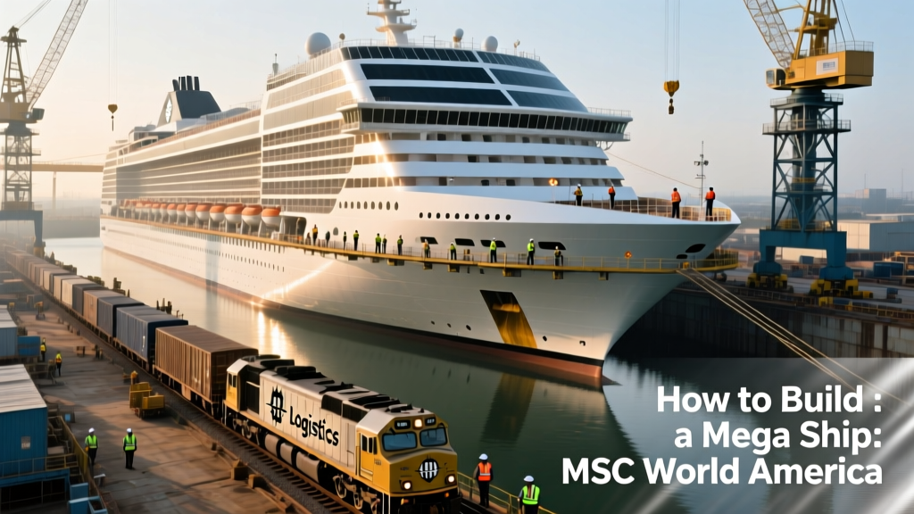 How To Build A Mega Ship: MSC World America — Engineering, Logistics, and Innovation Behind the World’s Largest Cruise Vessel for the U.S. Market