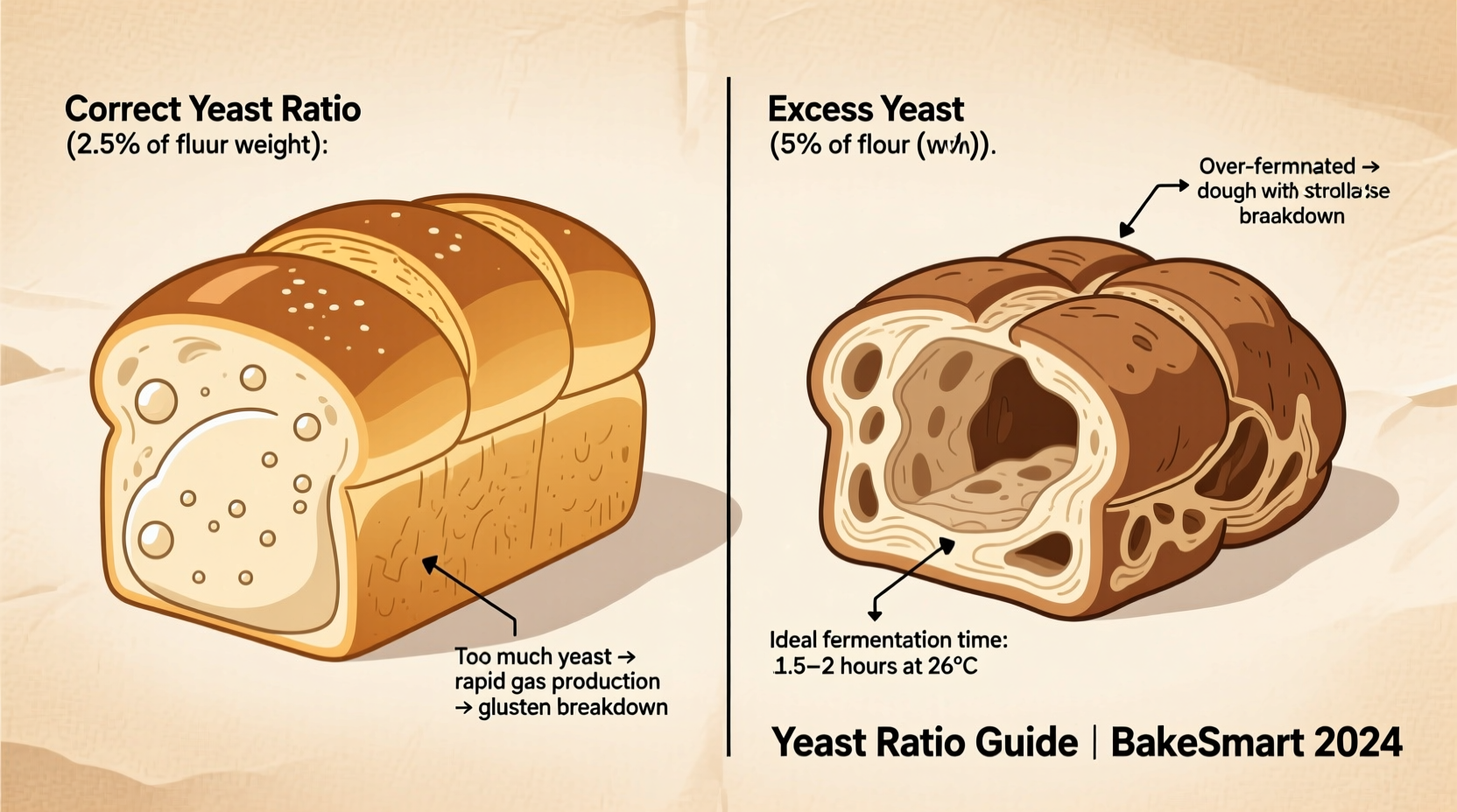 why does my bread collapse in the oven troubleshooting yeast ratios