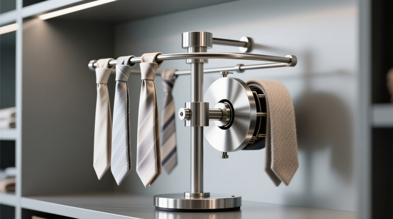 rotating tie racks do they stretch ties