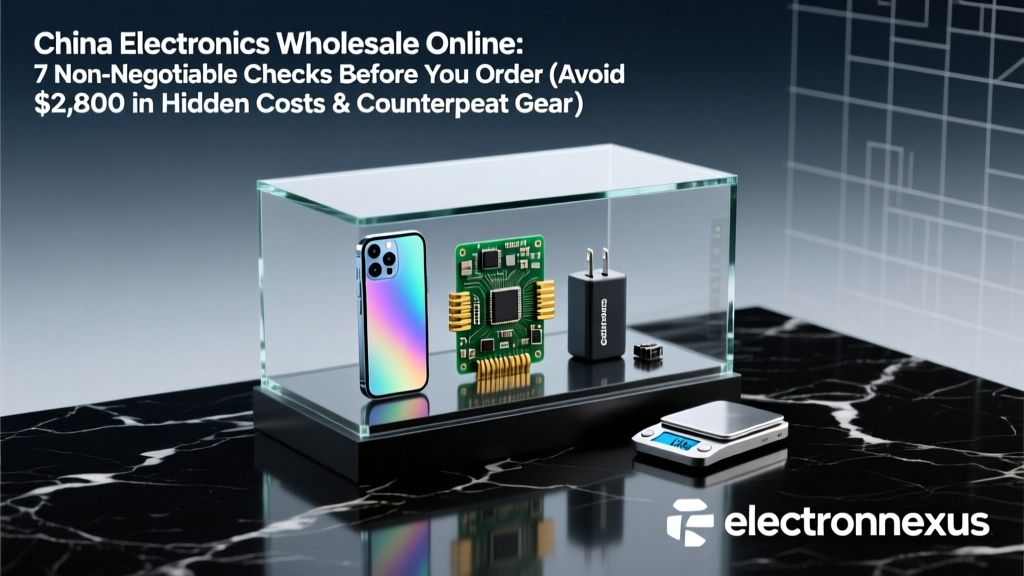 China Electronics Wholesale Online: 7 Non-Negotiable Checks Before You Order (Avoid $2,800 in Hidden Costs & Counterfeit Gear)