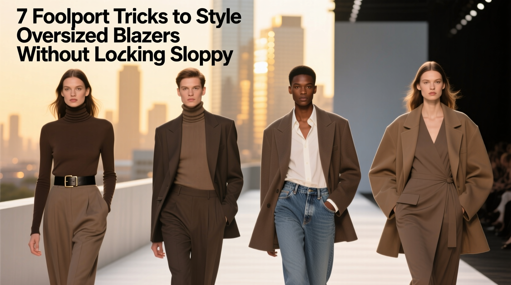 how to style oversized blazers without looking sloppy 7 foolproof tricks