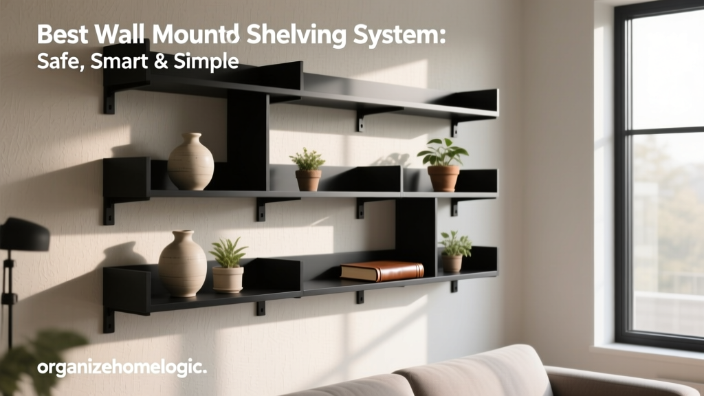 Best Wall Mounted Shelving System: Safe, Smart & Simple