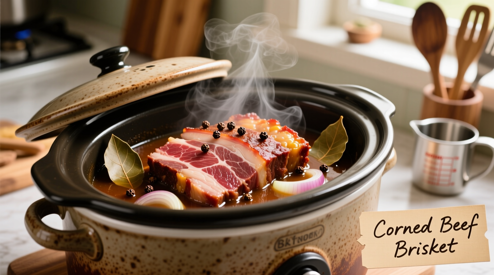 how to make corned beef brisket in a slow cooker