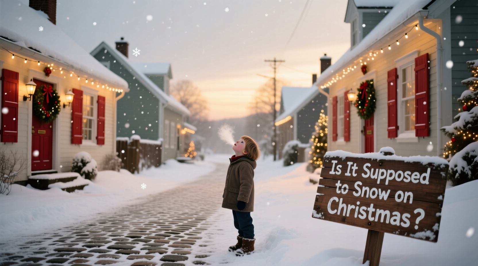 is it supposed to snow on christmas