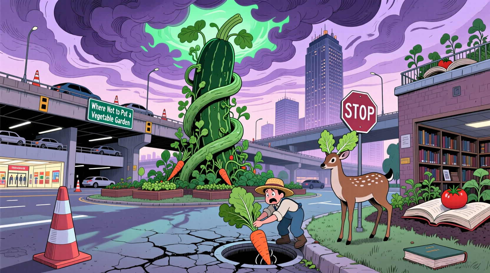 where not to put a vegetable garden