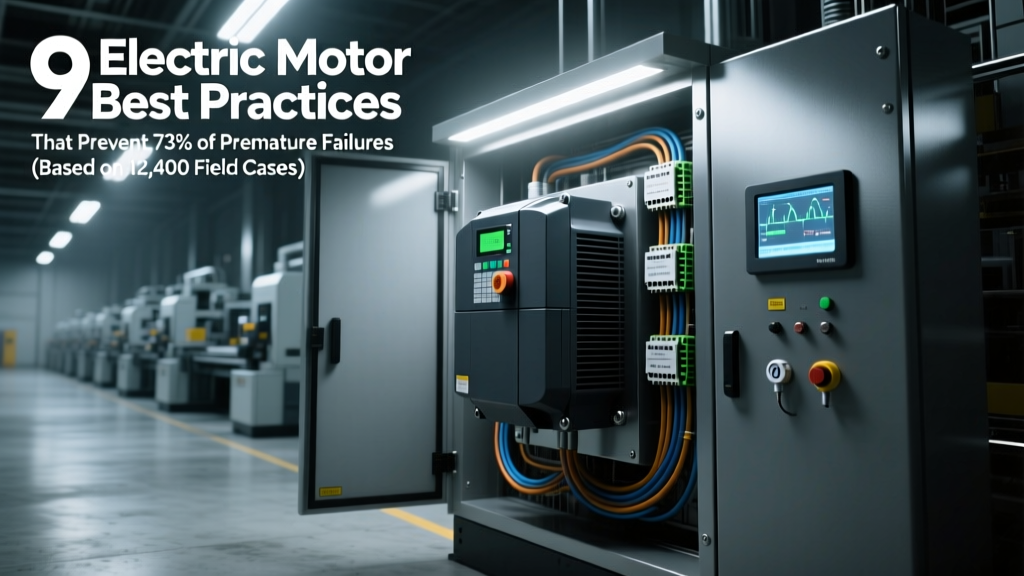 9 Electric Motor Best Practices to Prevent 73% of Failures