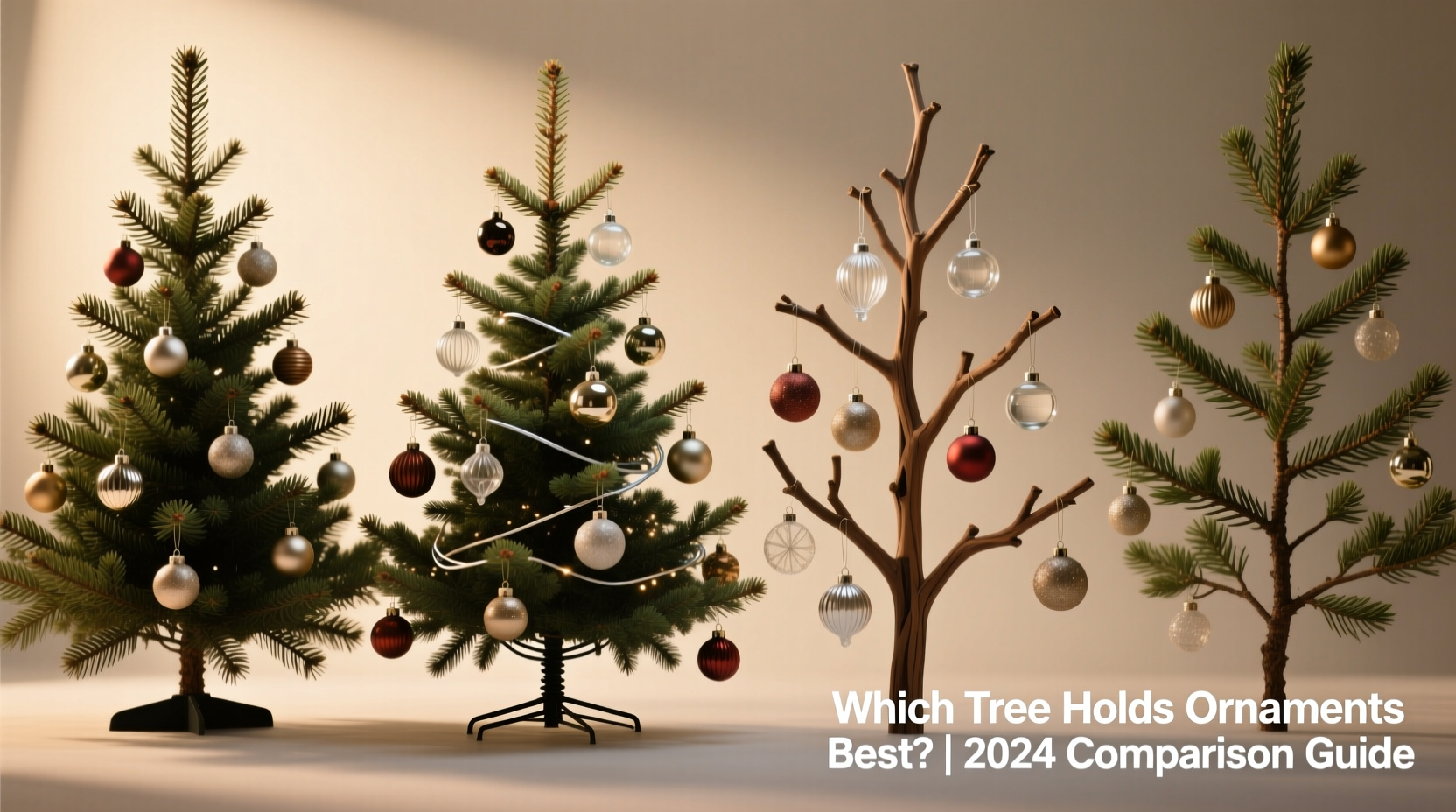 what type of christmas tree holds ornaments best without bending branches