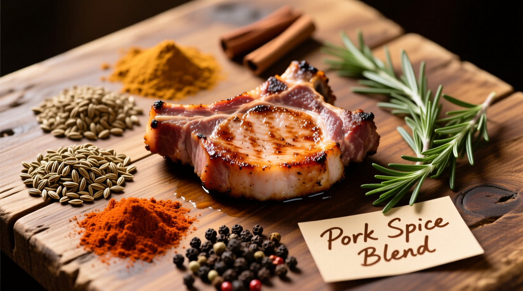 Traditionelle deutsche Gewürze für Hackfleisch