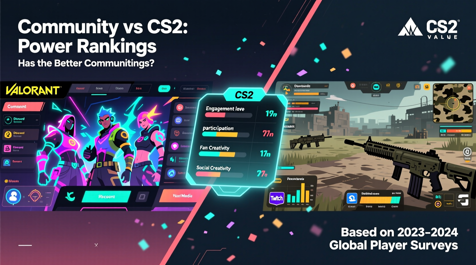 valorant vs cs2 which tactical shooter actually has the better community