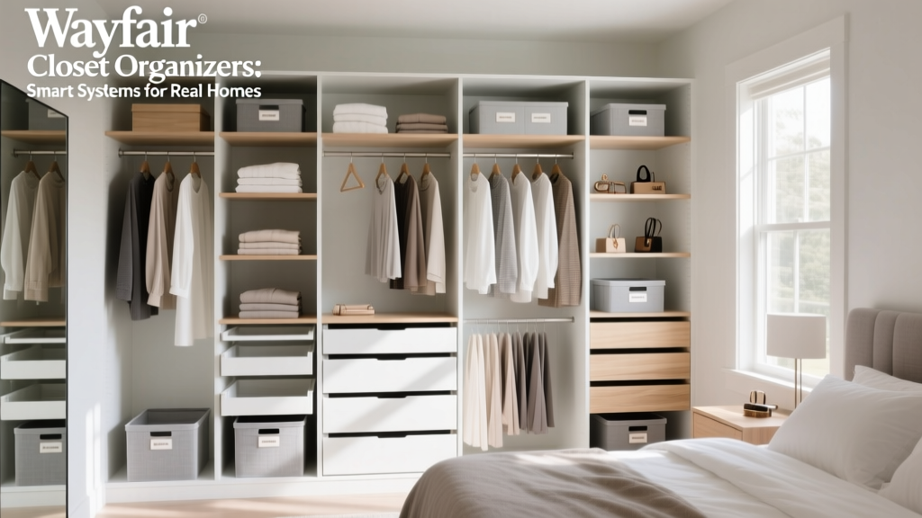 Wayfair Closet Organizers: Smart Systems for Real Homes