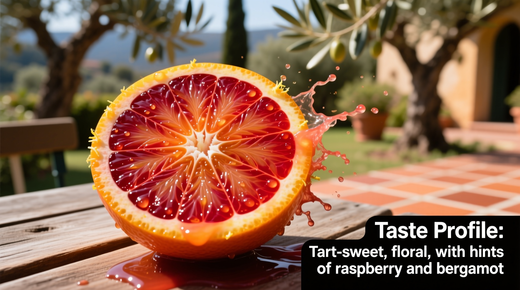 what does blood orange taste like