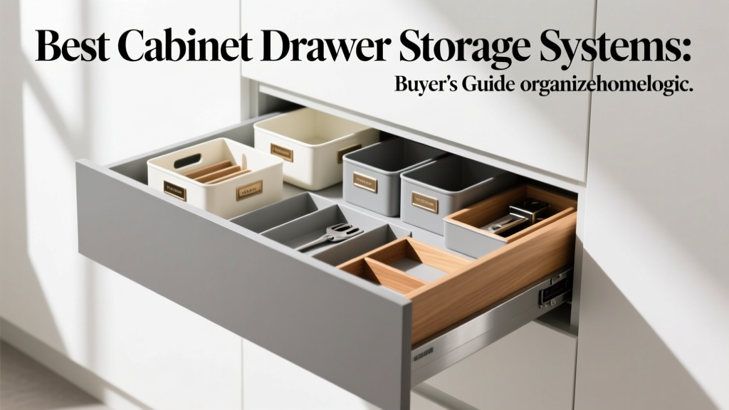 Best Cabinet Drawer Storage Systems: Buyer's Guide