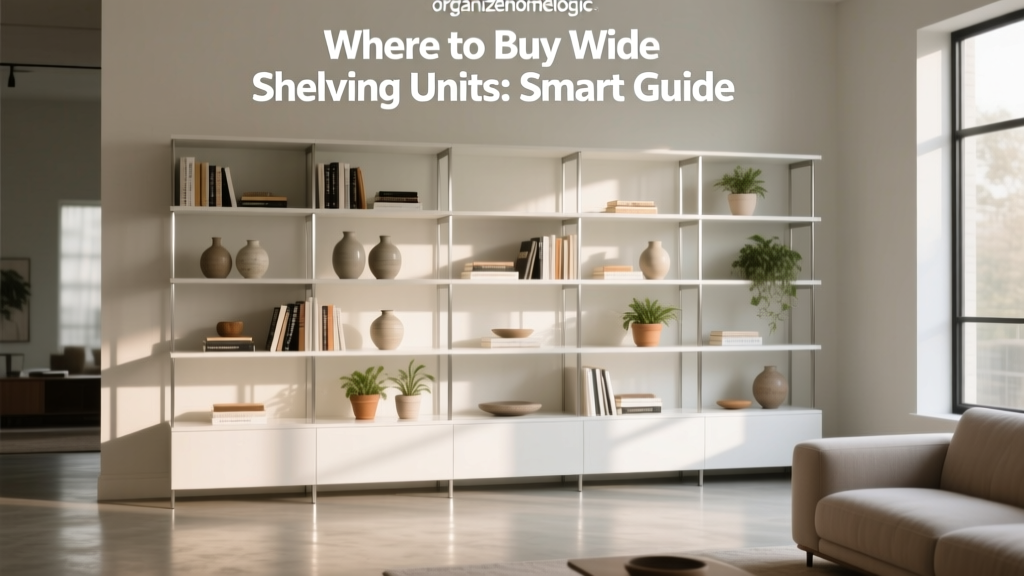 Where to Buy Wide Shelving Units: Smart Guide