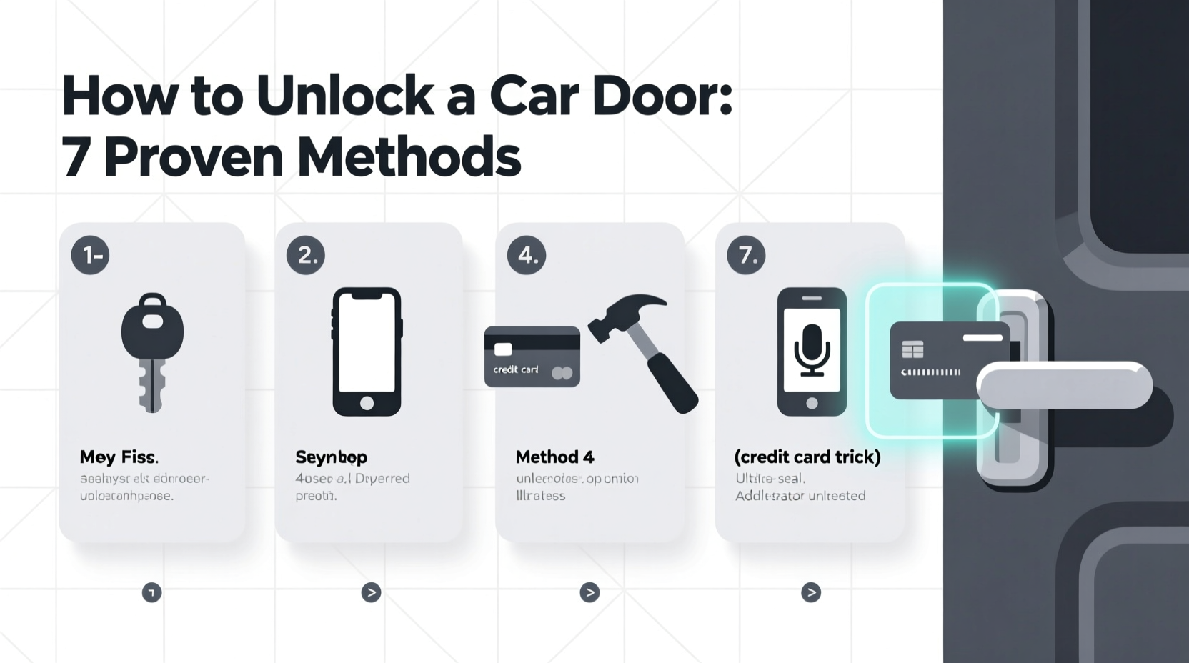 how to unlock car door