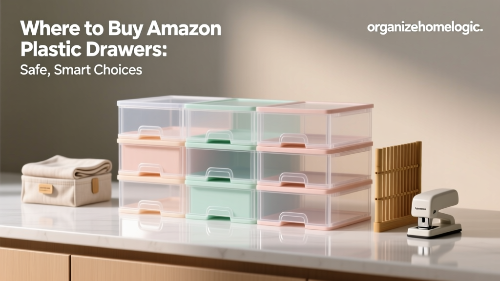 Where to Buy Amazon Plastic Drawers: Safe, Smart Choices
