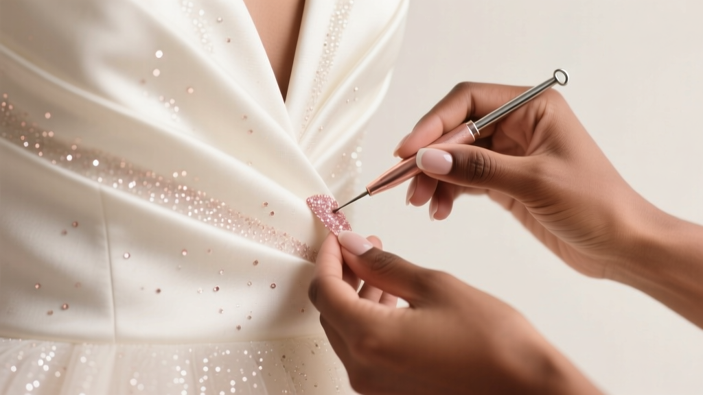 Glitter on Wedding Dress: 7 Safe, Non-Damaging Methods