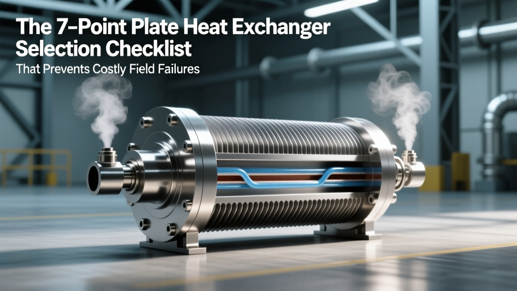 7-Point Plate Heat Exchanger Selection Checklist