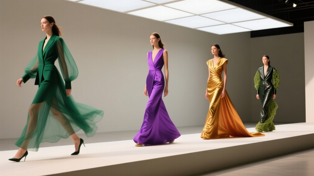 Top Evening Wear Runway Trends 2024: Style & Sustainability