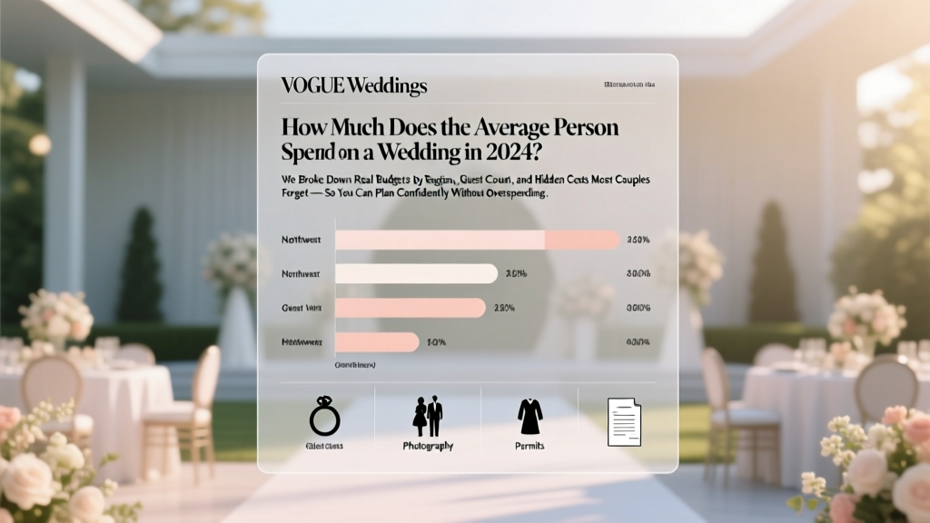 2026 Wedding Costs: Real Budgets by Region & Guest Count