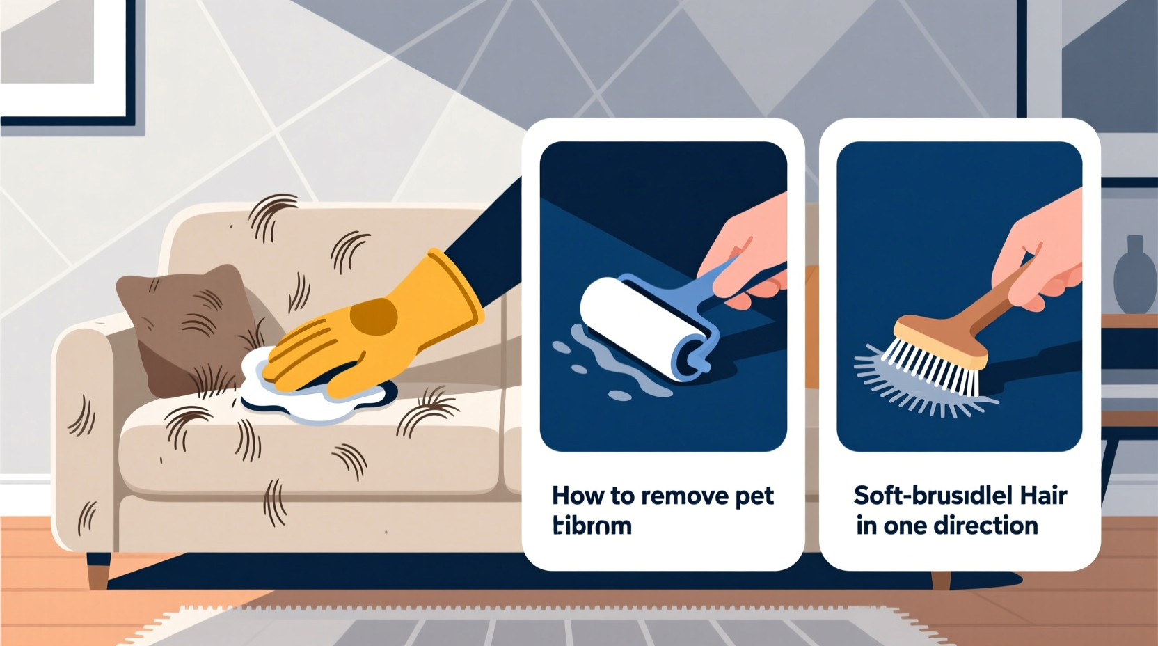 How To Remove Pet Hair From Couches Without Ruining Fabric Texture