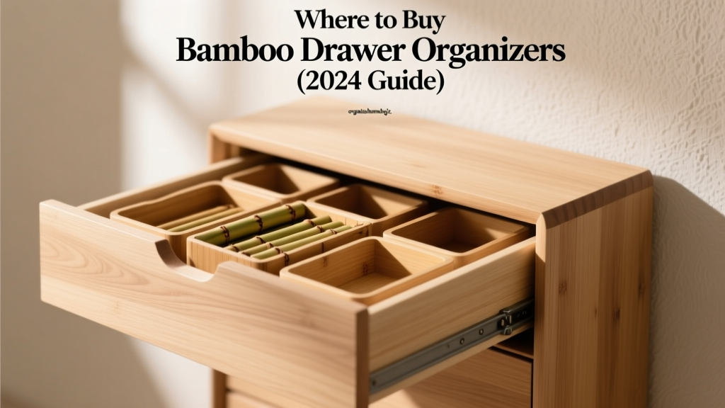 Where to Buy Bamboo Drawer Organizers (2024 Guide)