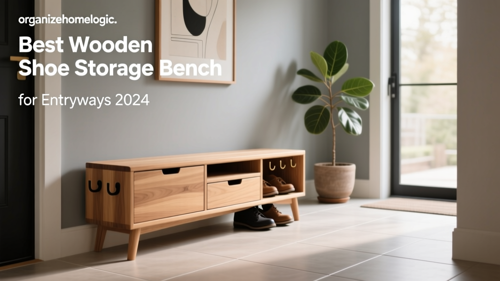Best Wooden Shoe Storage Bench for Entryways 2024