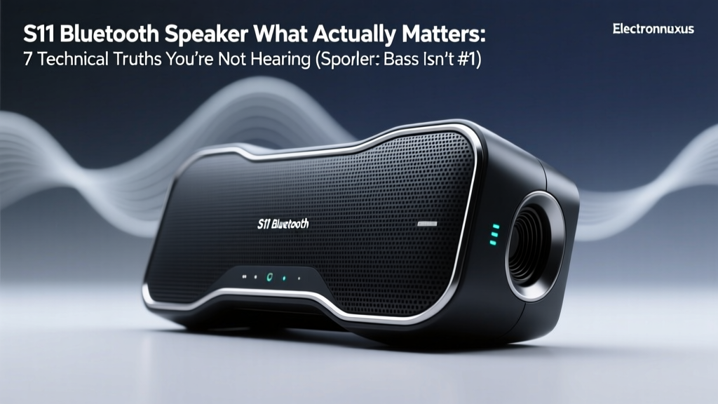 S11 Bluetooth Speaker What Actually Matters: 7 Technical Truths You’re Not Hearing (Spoiler: Bass Isn’t #1)