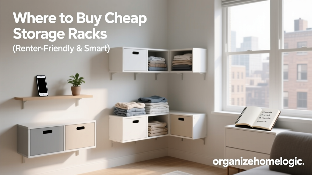 Where to Buy Cheap Storage Racks (Renter-Friendly & Smart)