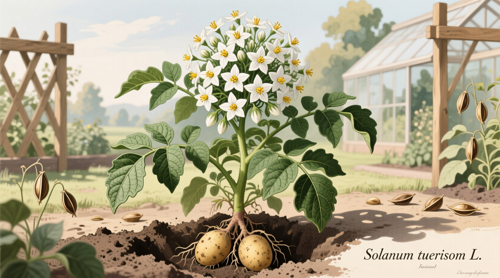 Potatoes in Solanaceae Family: Scientific Classification Explained