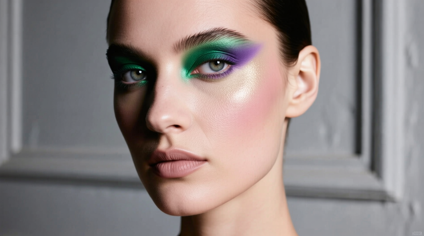how to make a statement with colored eyeshadow without going overboard