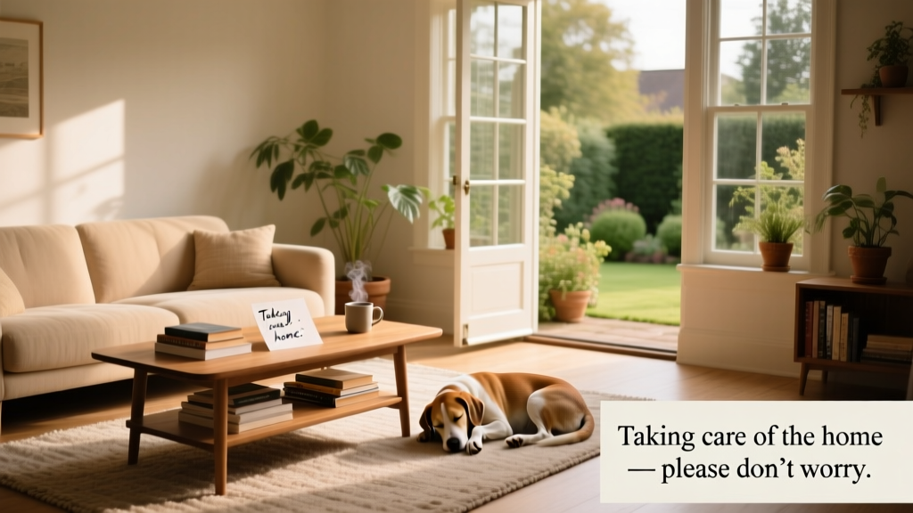 What is house sitting?
