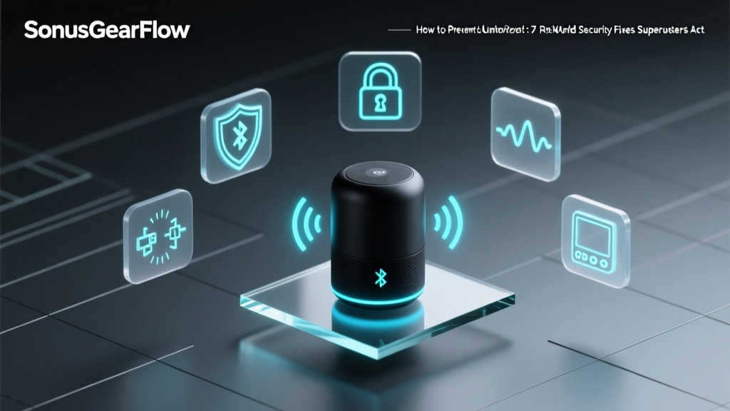 Bluetooth Speaker Security Fixes (2026)