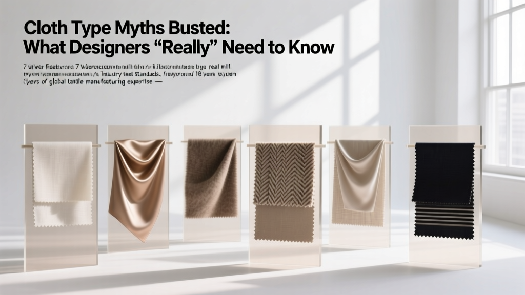 Cloth Type Myths Busted: What Designers *Really* Need to Know