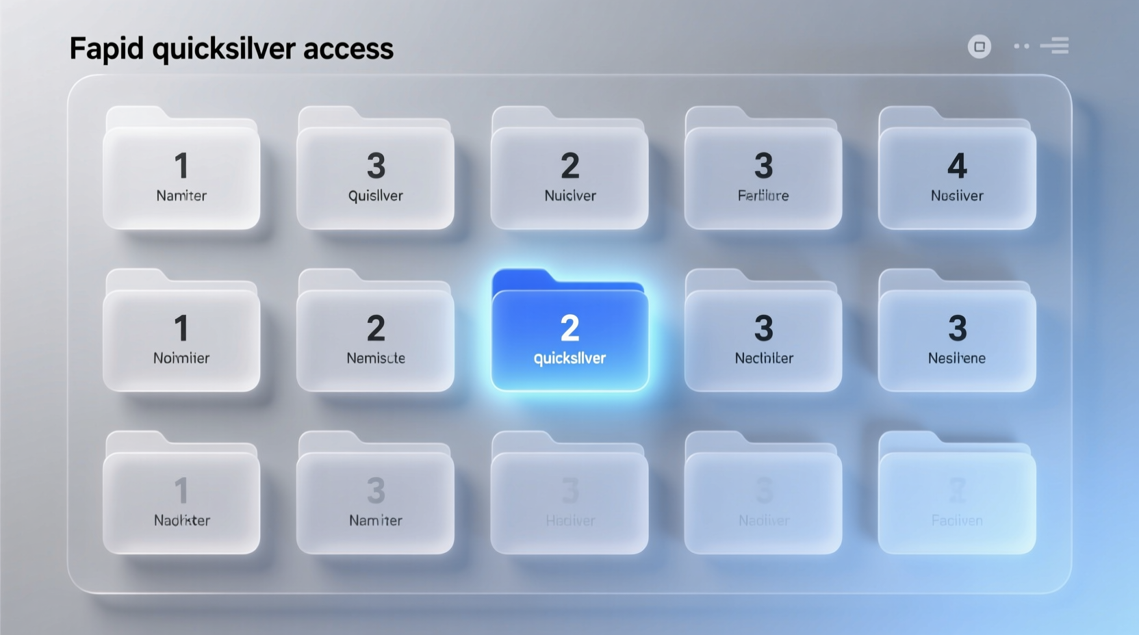 prefix folder names with numbers for quicksilver access