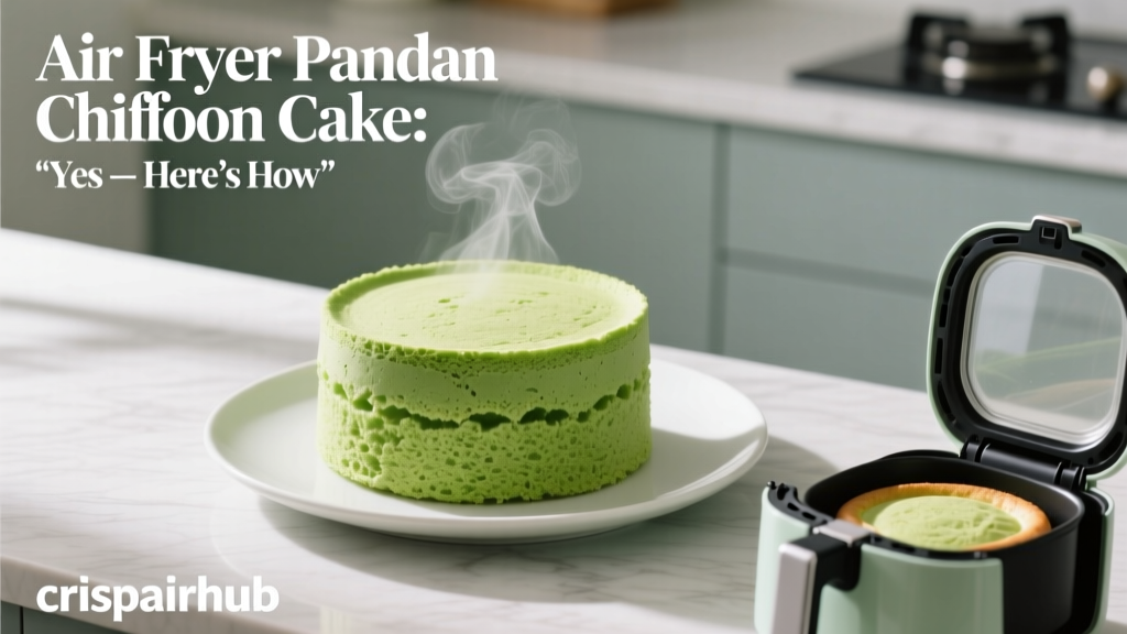 Air Fryer Pandan Chiffon Cake: Easy & Foolproof