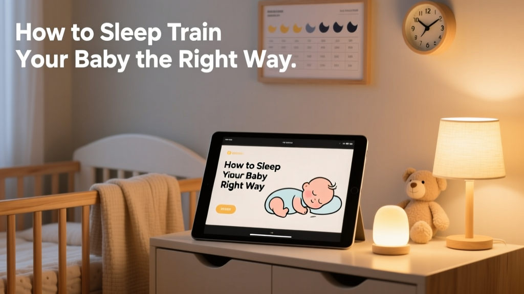 How to Sleep Train Your Baby the Right Way: Evidence-Based, Gentle Strategies That Work