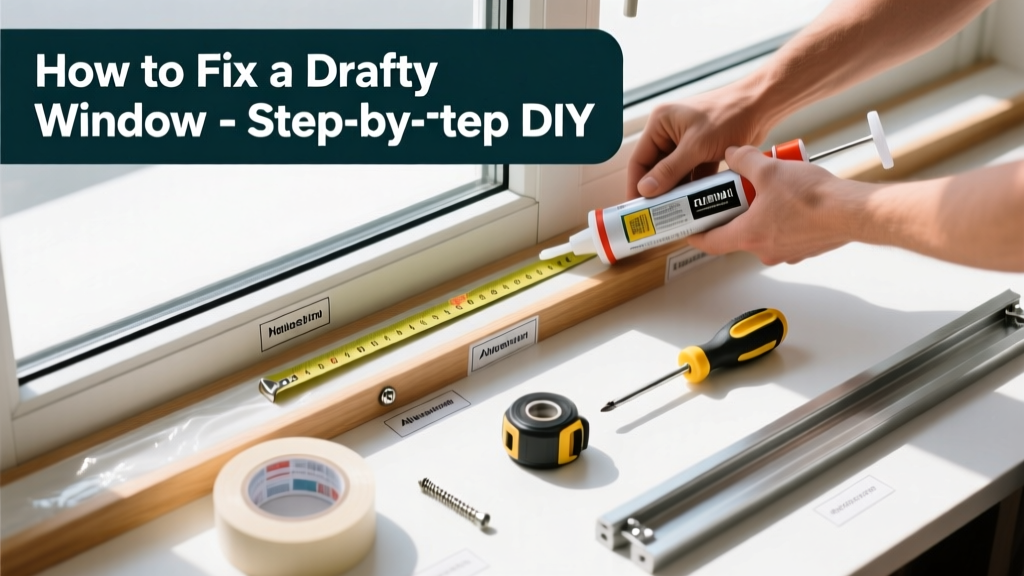 How to Fix a Drafty Window in Your Home