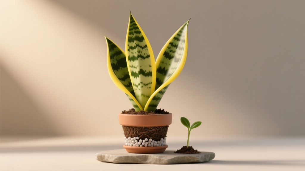 Variegated Snake Plant Propagation for Yellow Rim Fix