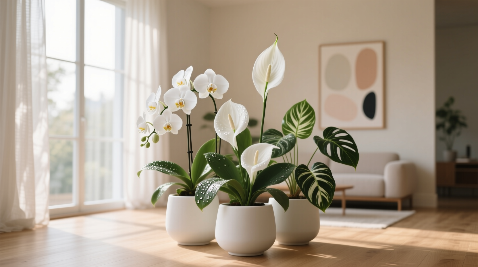 indoor white plants