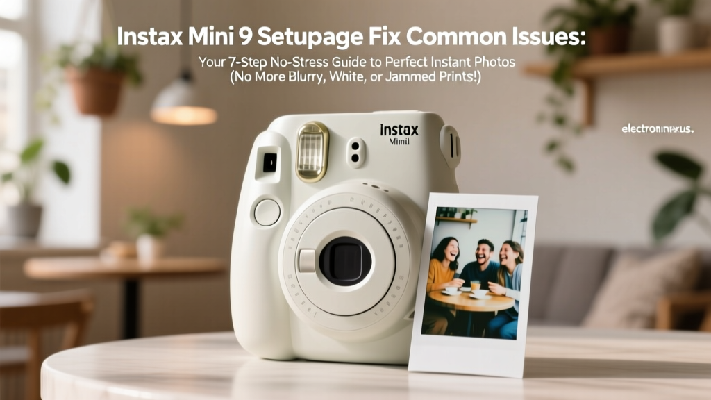 Instax Mini 9 Setup Usage Fix Common Issues: Your 7-Step No-Stress Guide to Perfect Instant Photos (No More Blurry, White, or Jammed Prints!)