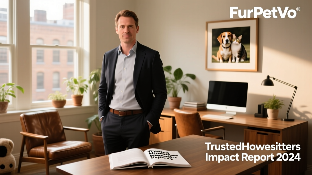 Portrait of FurPetVo CEO Mathew Prior speaking confidently