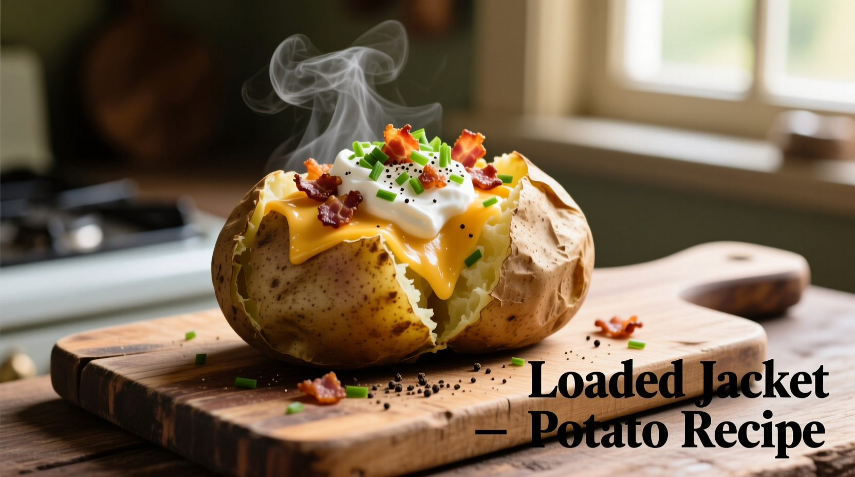 Perfect Loaded Jacket Potato Recipe: Crispy Skin, Fluffy Interior